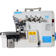 High speed direct drive integrated overlock sewing machine